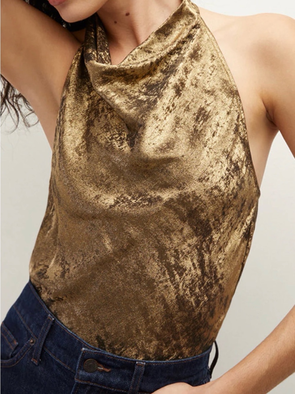 NWT Veronica Beard Devonne Top Size 4 in the Color Brass